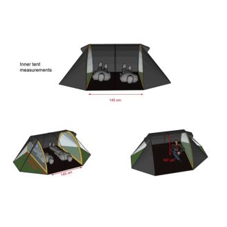 NorTent Ly 2 Tunneliteltta