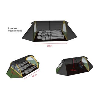 NorTent Ly 3 Tunneliteltta