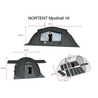 NorTent Mjodhall 16 Tukikohtateltta