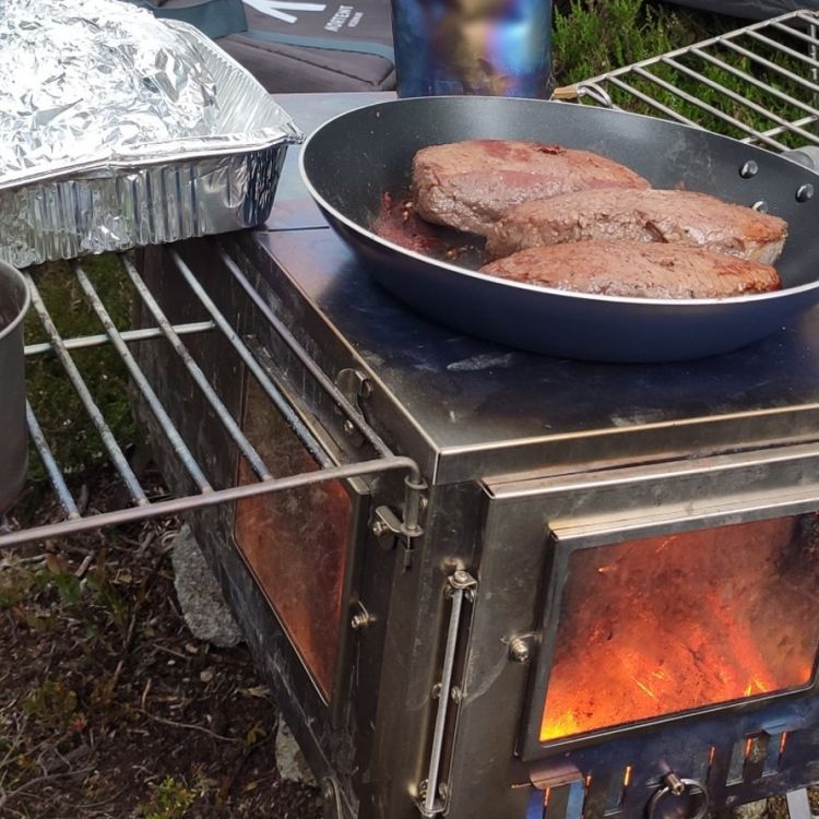 NorTent Collapsible Titanium Stove 2.3kg Mokkimies