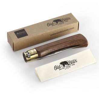 Old Bear Walnut Carbon Steel Pocket Knives