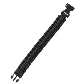 Mil-Tec Paracord Bracelet Black 22mm