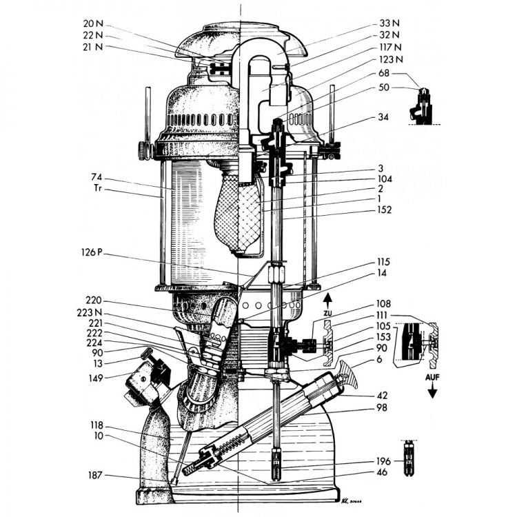 Petromax HK500 Voimavalolyhty Kromi - Mökkimies.com