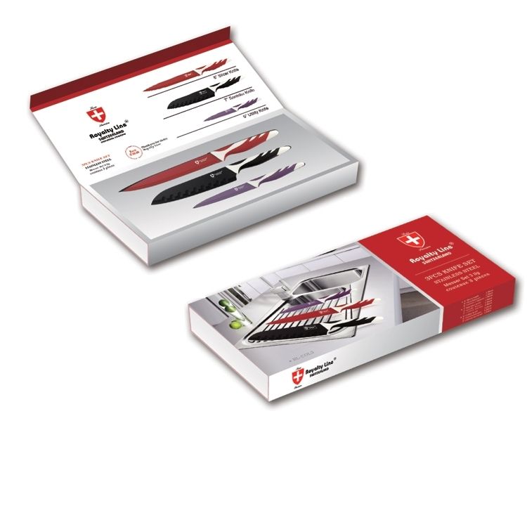 Royalty Line Knife set 3pcs Color - Mökkimies.com