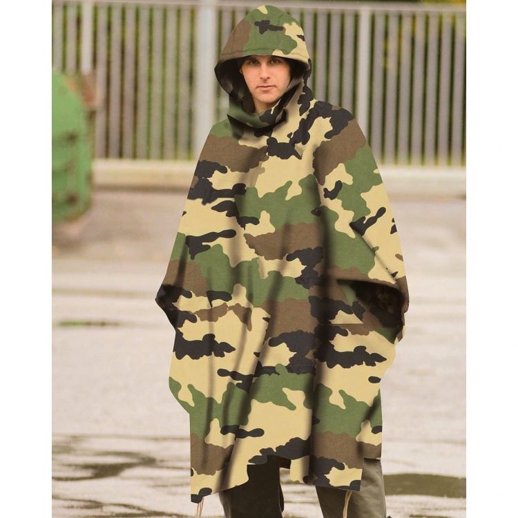 MilTec Rain Poncho Ripstop CCE