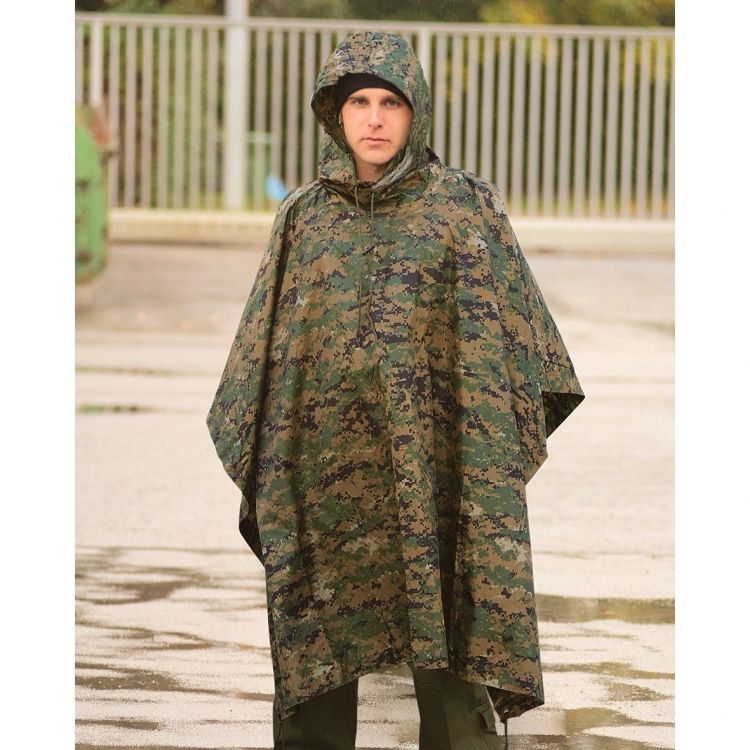 2 Poncho Impermeabili Adulti Unisex - Giacche Antipioggia Con Cappuccio, Taglia Unica, Riutilizzabili E Resistenti - Foto 9