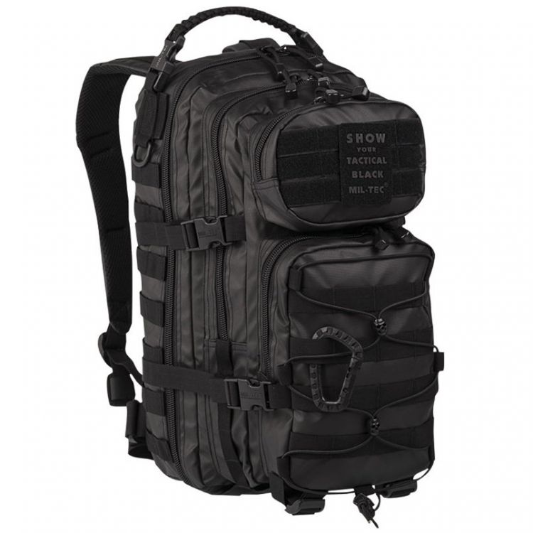 Mil Tec Tactical Assault Pack SM Black Mokkimies