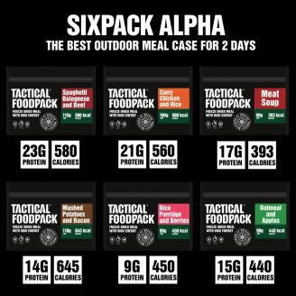 Tactical Foodpack Six Pack Alpha