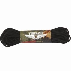 Mil-Tec Teesar Paracord 50ft Musta