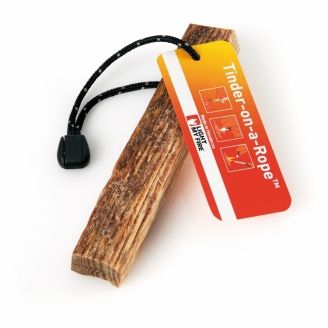 Tinder-on-a-Rope Fire Starter