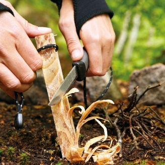 Tinder-on-a-Rope Fire Starter