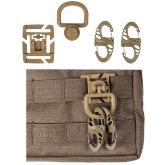 Mil-Tec Ultimate Tactical Set Carabiners Coyote