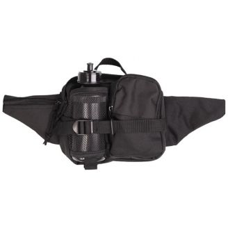 Mil-Tec Bumbag & Bottle Black