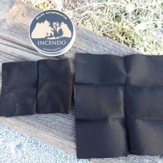 Wilmas Incendo Char Cloth, Hiillettyä Kangasta