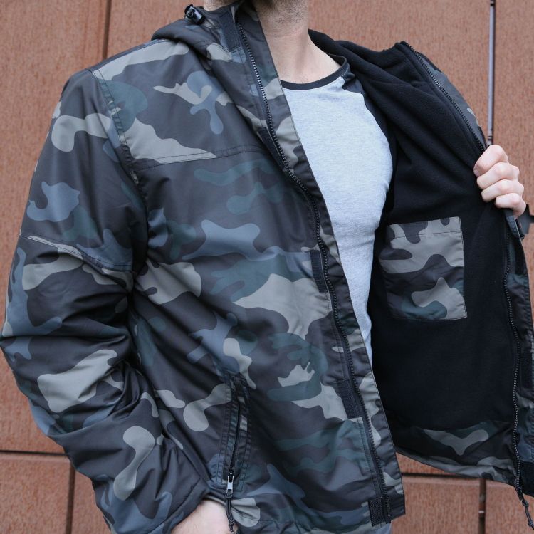 Dark camo windbreaker clearance