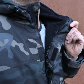 Brandit Windbreaker Frontzip Jacket Woodland
