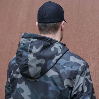 Brandit Windbreaker Frontzip Jacket Woodland