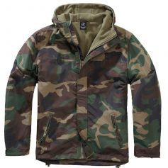 Brandit Windbreaker Frontzip Jacket Woodland